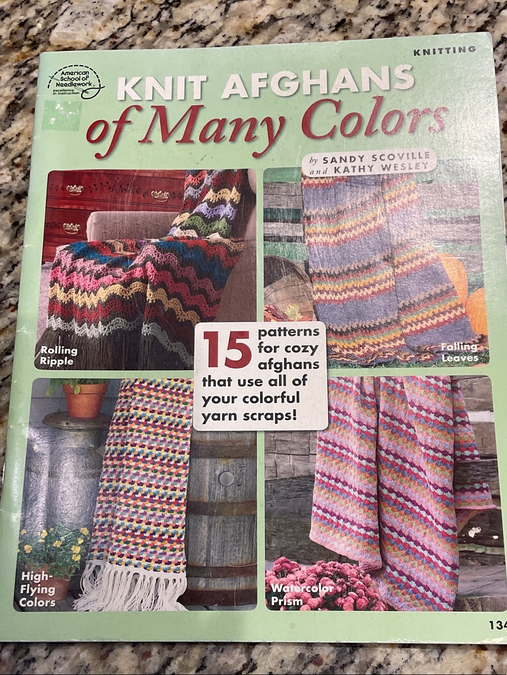 Knit Afghans of Many Colors Pattern Book - Colorful Afghans 2004
